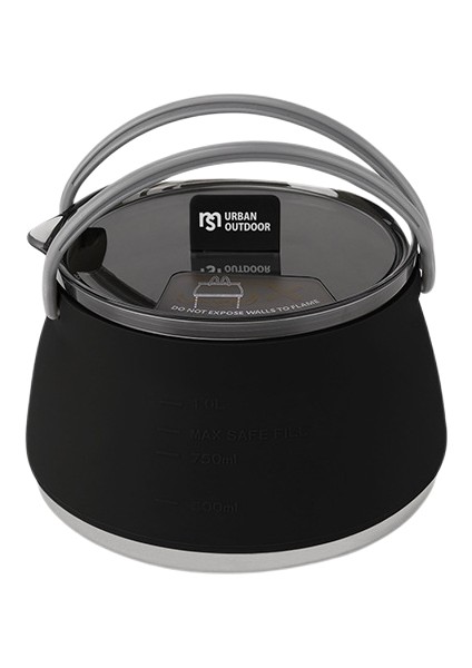 Taşınabilir Su Isıtıcısı Katlanabilir Silikon Açık Kamp Su Isıtıcısı 1l (Yurt Dışından)