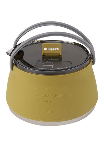 Taşınabilir Su Isıtıcısı Katlanabilir Silikon Açık Kamp Su Isıtıcısı 1l (Yurt Dışından)