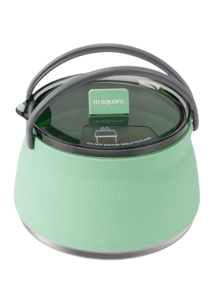 Taşınabilir Su Isıtıcısı Katlanabilir Silikon Açık Kamp Su Isıtıcısı 1l (Yurt Dışından)