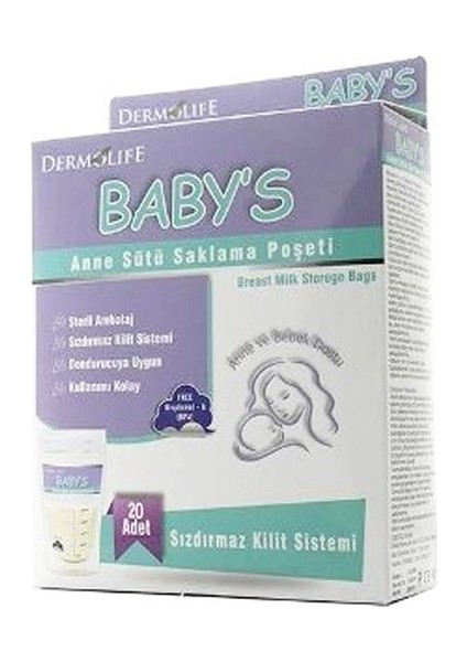 Baby's Süt Torbası 20'li