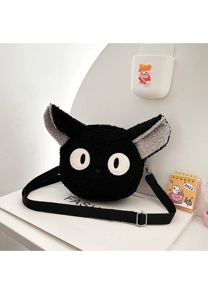 Japon Tarzı Kawaii Çanta Kadınlar Karikatür Peluş Peluş Omuz Çantası Kadınlar Crossbody Çanta Küçük Telefon & Amp; Çanta Çantası (Yurt Dışından)