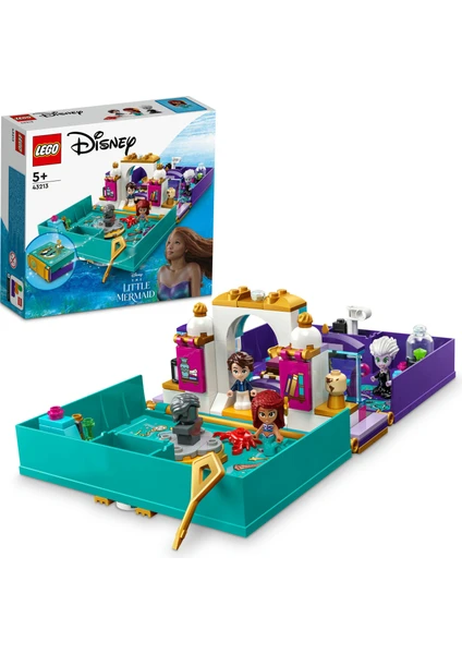 LEGO® | Disney Küçük Deniz Kızı Hikaye Kitabı 43213 - 5 Yaş ve Üzeri Çocuklar için Yaratıcı Oyunları Teşvik Eden Oyuncak Yapım Seti (134 Parça)