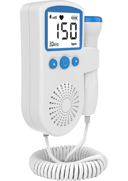 Fetal Doppler Kalp Atışı Monitörü Arkadan Aydınlatmalı LCD Prob Bebek Kalp Atışı Monitörü (Yurt Dışından)