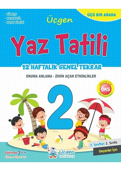 Üçgen 2.sınıf Yaz Tatili 12 Haftalık Tekrar Seti