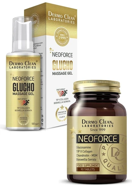 Dermo Clean Premium Collection Neoforce Glucho Jel 100 ml + Neoforce 90 Tablet Seti