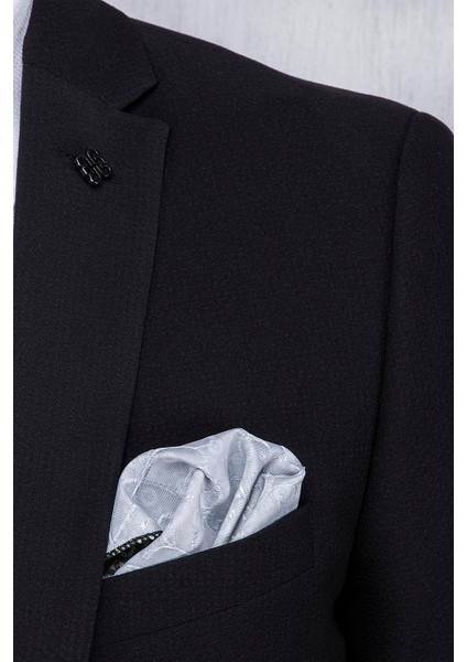 Erkek Slim Fit Mono Yaka Astarsız Siyah Takım Elbise fırsatları