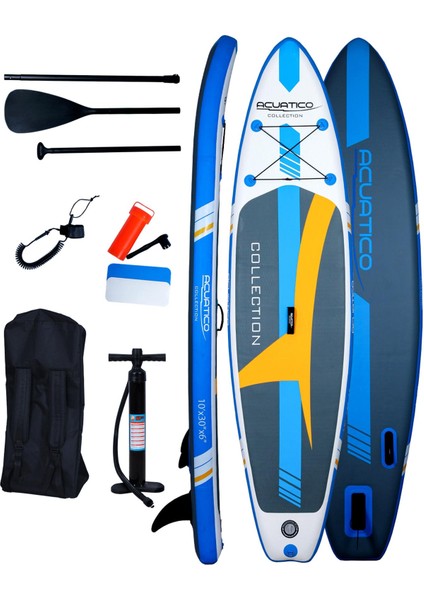 Collection Şişme Sup Board/ısup Stand Up Paddle Board 305X76X15 cm Turuncu&beyaz&mavi&gri