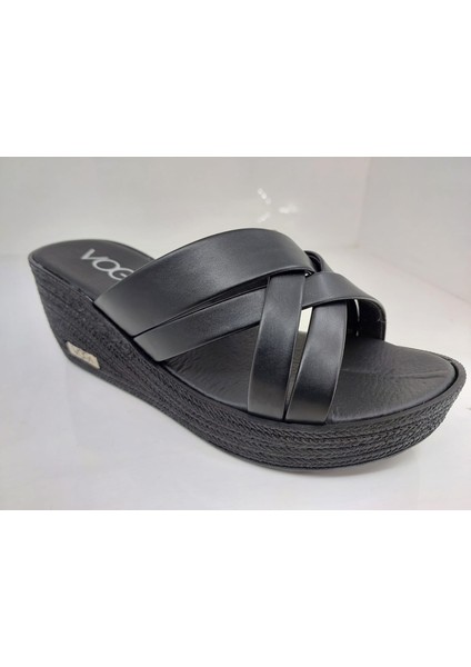 2104 Dolgu Topuk Comfort Casual Kadın Terliği