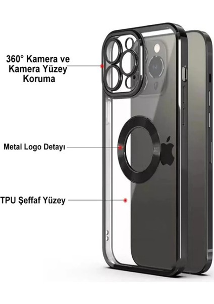 Apple iPhone 14 Pro Max Logo Detaylı Silikon Yeşil Kamera Korumalı Voyomega MF-VY-11A fiyatları