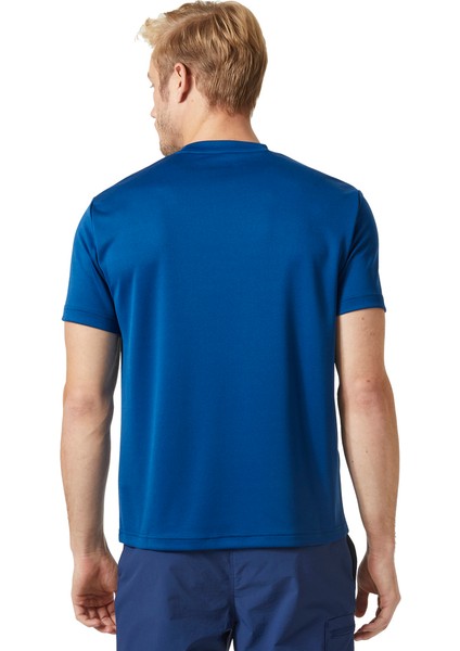 Hh Tech Graphic Erkek T-Shirt Deep Fjord