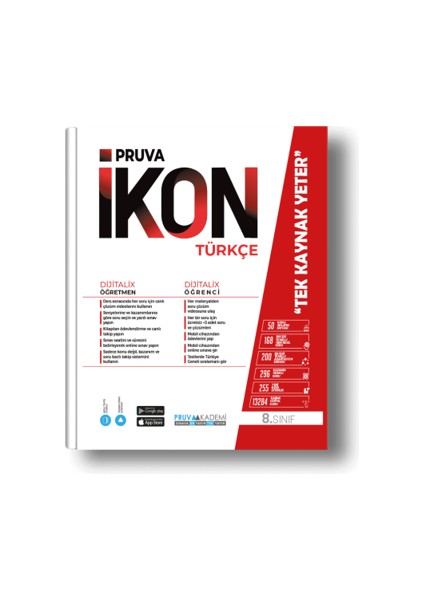 Ikon 8. Sınıf Matematik - Fen Bilimleri - Türkçe Soru Bankası