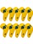 10PCS Golf Demir Headcover Koruyucu Koruma Su Geçirmez Koruyucu Koruyucu Headcover Sleeve, Sarı (Yurt Dışından) 5