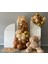 Krom Gold Karamel ve Sütlü Kahve Balon Zinciri 100 Adet 1