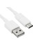 USB Type-C Data+Şarj Kablosu Beyaz 1 Metre 1