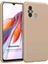Matte Silicone Xiaomi Redmi 12C Kılıf Gold 1