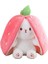 Tavşan Peluş Oyuncak Süs Sevimli Çok Amaçlı Yastık Tavşan Yastığı Paskalya Tavşanı 35CM Pembe (Yurt Dışından) 1
