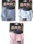 3’lü Paket Karışık Renk Pamuklu Poplin Boxer Şort 2
