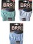 3’lü Paket Karışık Renk Pamuklu Poplin Boxer Şort 3