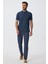 Newbernard Erkek Polo Yaka T-Shirt Indigo 1