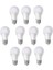 LED - 9W - Gün Işığı - E27 - 10LU - Tasarruflu LED Ampul 9 Watt (Orjinal Ürün) 1