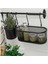 Hultarp Baharat Rafı, Siyah 31X16 cm - Tezgah Arası Metal Tel Sepe 3