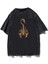 Yıkamalı Gothic Scorpion Eskitme T-Shirt 2