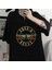 Guns N' Roses Baskılı Siyah Oversize T-Shirt 1