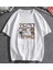 Cat Collage Beyaz Unisex Oversize T-Shirt 2