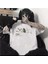 Cats Beyaz Oversize T-Shirt 1
