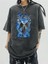 Yıkamalı Art Winged Eskitme T-Shirt 3
