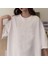 Düz Beyaz Oversize T-Shirt 3