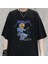 Rock Serisi Metallica Skull Money Siyah Oversize T-Shirt 1