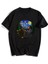 Van Gogh Siyah Oversize T-Shirt 2