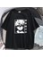 Anime Bakugou Baskılı Siyah Oversize T-Shirt 2