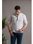 Slimfit Armürlü Yaka Düğmeli Katlamalı Uzun Kol Erkek Gömlek 4