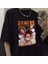 Anime Poster Baskılı Siyah Unisex Oversize T-Shirt 1