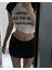 Stop Copying Me Baskılı Reglan Kol Beyaz Crop 5