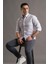 Evrytime Slimfit Yaka Düğmeli Çizgili Uzun Kol Yazlık Erkek Gömlek 2