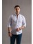 Evrytime Slimfit Yaka Düğmeli Çizgili Uzun Kol Yazlık Erkek Gömlek 3