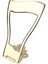 Içi Boş Gövde Için Kuyruk Parçası Için Gold Jazz Köprüsü Gitar Köprüsü (Yurt Dışından) 1