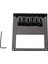 Metal Elektro Gitar Köprüsü Gitar Humbucker Siyah Için 6 Kare Eyer (Yurt Dışından) 2