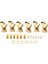 Altın 3R3L Tuning Pegs Keys Makinesi Elektro Gitar Için (Yurt Dışından) 2