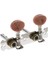 4pcs String Tuning Pegs Makine Kafası Kahverengi Ukulele Değiştirmeleri (Yurt Dışından) 4