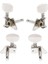 4 Adet 2R2L Ukulele Tuning Pegs Tuner Machine Kafaları Ukulele Gitar Parçaları Için (Yurt Dışından) 1