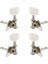 4 Adet 2R2L Ukulele Tuning Pegs Tuner Machine Kafaları Ukulele Gitar Parçaları Için (Yurt Dışından) 2