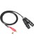 Çift 5ft. Profesyonel Ses Bağlantı Kablosu 2 Xlr Dişi-2 Rca Erkek Mikrofon Kablosu 2020R-15 (Yurt Dışından) 1