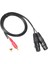 Çift 5ft. Profesyonel Ses Bağlantı Kablosu 2 Xlr Dişi-2 Rca Erkek Mikrofon Kablosu 2020R-15 (Yurt Dışından) 2