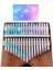 Afrika Kalimba Ölçekli Not Anahtar Logo Sticker Parçaları Acemi Öğrenci Yıldızlı Gökyüzü Için (Yurt Dışından) 4