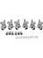 6x 3R3L Gitar Tuning Pegs Tuner Akustik Elektro Gitar Parçaları Chrome (Yurt Dışından) 3