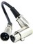 2 Pack Xlr Dik Açılı Dişi - Xlr Erkek Kablosu 7 '' Uzatma Kurşun Adaptörü (Yurt Dışından) 3